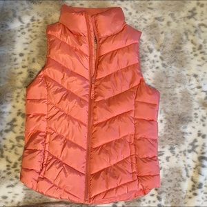 Puffer vest.